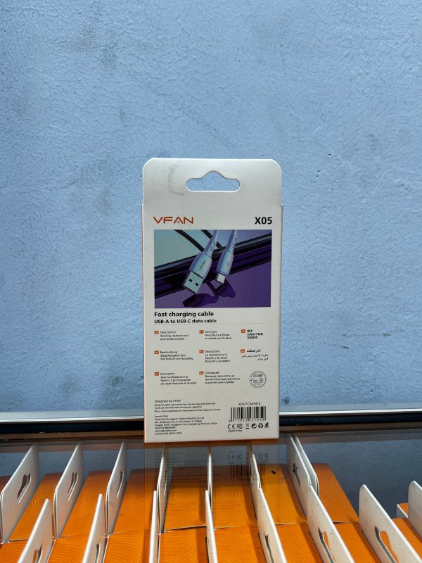 vfan usb A to c data cable